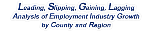 North Carolina - LSGL Analysis of Employment Industry Growth by Selected Region, 1969-2022
